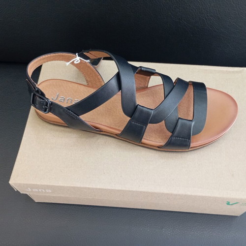 Jana sandals new, size 40, black