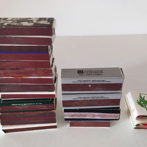 Matchboxes used, pack of 20 from bar and food service