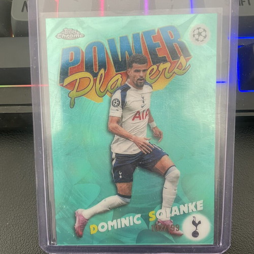 Topps Chrome Numbered Card Dominic Solanke