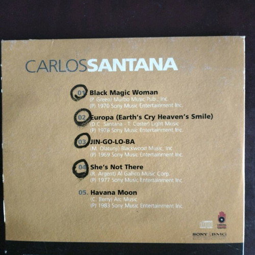 Carlos Santana CD used