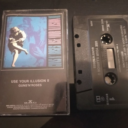 Guns N' Roses Use Your Illusion II cassette used, rock