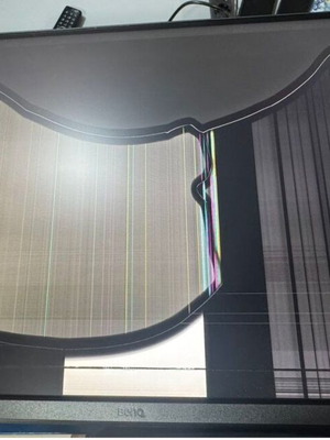 BenQ MA270U-B monitor used, internal panel issue, for repair or parts