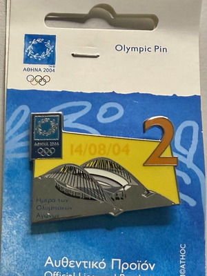 Timeline Pin Athens 2004 2nd Day OAKA limited edition new