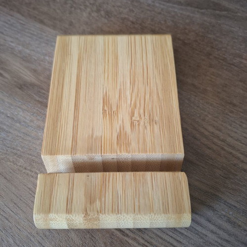 Wooden mobile-tablet stand like new in light color