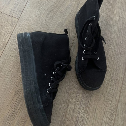 H&M Canvas Ankle Shoes like new, black, size 39