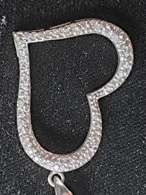 Silver pendant with chain 25 like new, 40cm