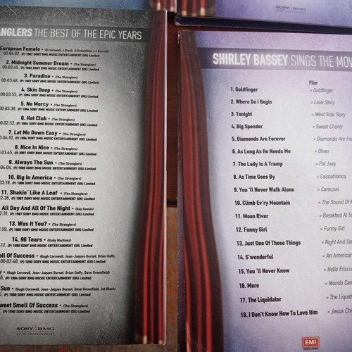 Music CDs used from Carlos Santana, Stevie Wonder, The Stranglers and more