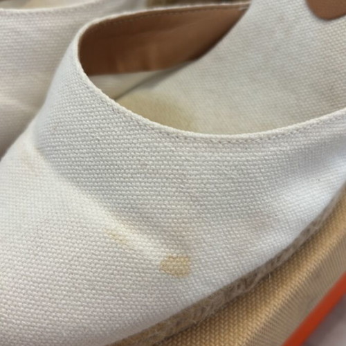 Castañer wedge espadrilles size 40, off-white