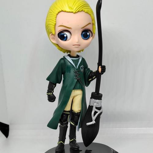 Draco Malfoy Q Posket figure Harry Potter Slytherin Quidditch 15cm like new