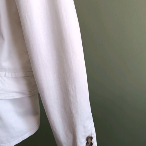 Zara white women's blazer used, fitted, size S