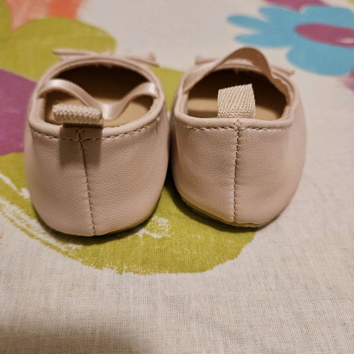 Pink cuddle ballerina shoes size 16/17 like new
