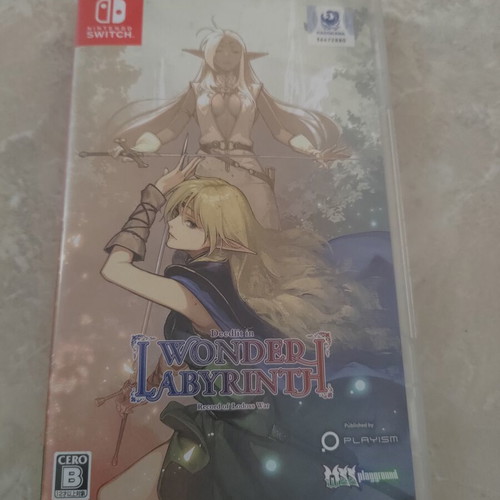 Record of Lodoss War Deedlit in Wonder Labyrinth Nintendo Switch game like new with artbook and OST CD