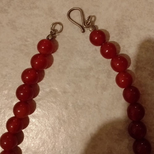 Handmade necklace with agate stones and silver 925 centerpiece Laliótis