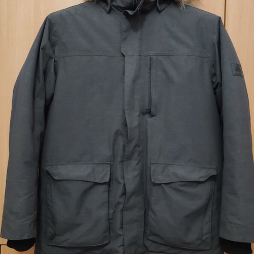 McKinley Aquamax jacket XL used, gray with detachable hood