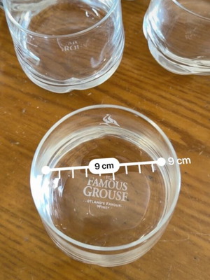 Famous Grouse whiskey glass set of 6