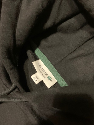 Lacoste Hoodie καινούργιο, μέγεθος M, μαύρο