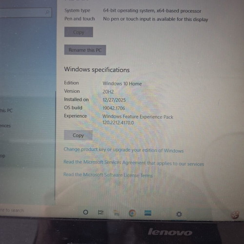 Laptop Lenovo G50-30 like new, 15.6 inch, 4GB RAM, 500GB HDD