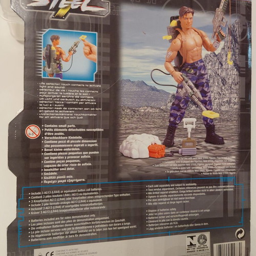 Max Steel N-Tek Emergency Gear vintage 2000 Mattel new sealed