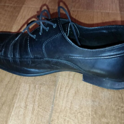 Fentini men's moccasins No.40 like new, black
