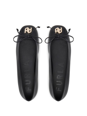 Furla ballet flats new, size 38, black