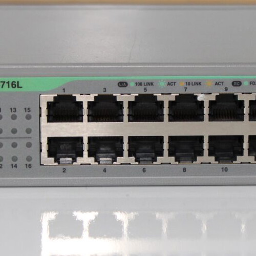 Allied Telesis AT-FS716L switch restored with 16xRJ-45 ports