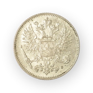 RUSSIAN FINLAND 50 PENNIA 1915 S ΡΩΣΙΚΗ ΦΙΝΛΑΝΔΙΑ ΑΣΗΜΕΝΙΟ ΝΟΜΙΣΜΑ