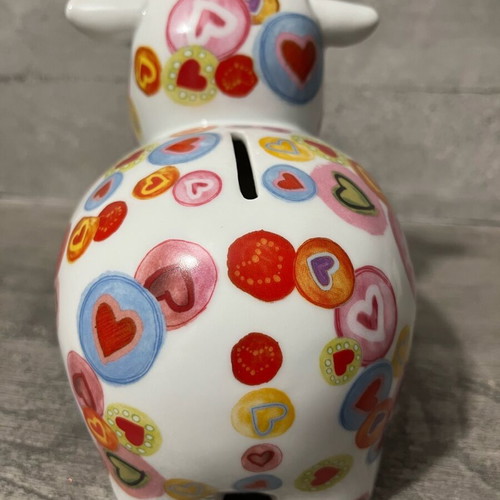 Ceramic cow piggy bank Pomme Pidou model Bella like new