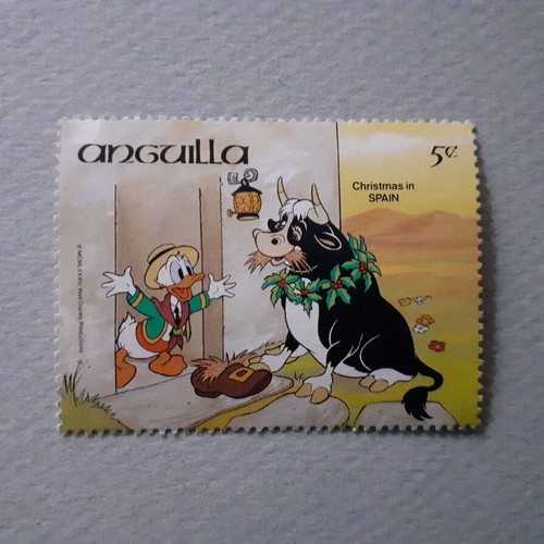 Disney Celebrates with Christmas Around the World Stamp Set 6 Mint