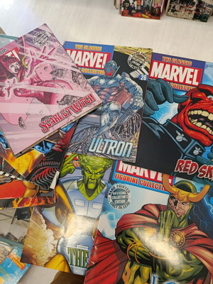 Marvel Figurine Collection comics, English edition, 18 issues
