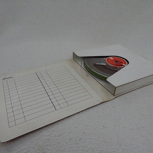 Philips reel tape with case, 14.5 cm diameter