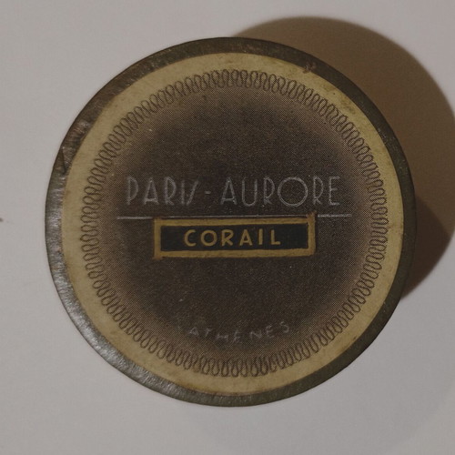 Paper round blush box NOLICE, PARIS - AURORE used, coral color