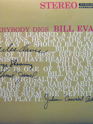 Bill Evans Trio Everybody Digs Bill Evans CD used, jazz