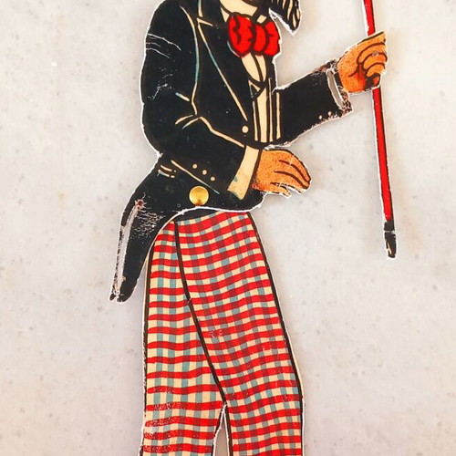 Shadow Theatre Karagiozis 8 hard cardboard figures like new