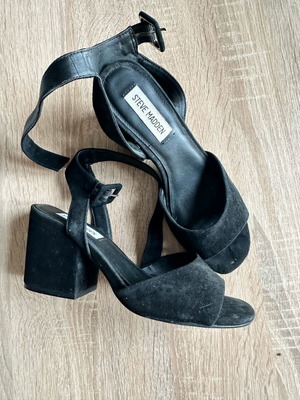 Steven Madden sandals used, black, size 36, suede