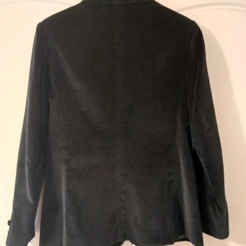 Women's velvet jacket like new, size L, black
