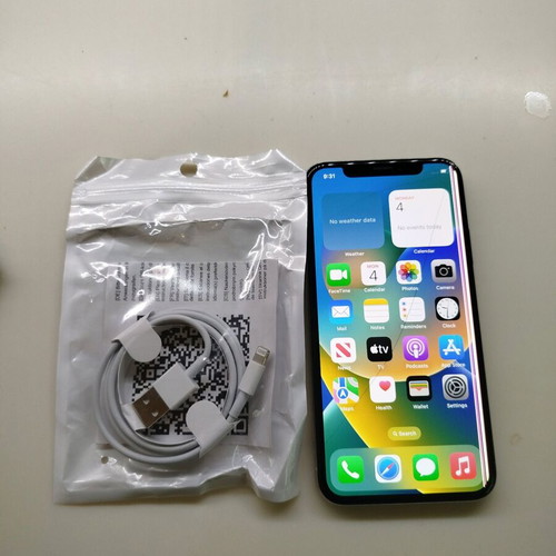 iPhone X used for parts or use, jailbroken, with charging cable