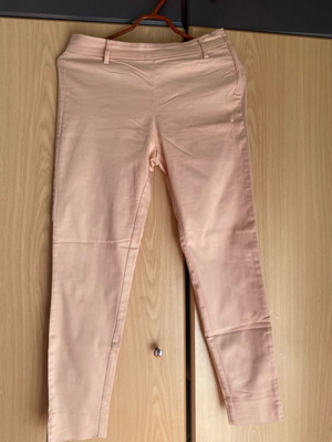 H&M pants used, summer style, pink, size XS