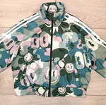 Adidas Originals Contemp Track Jacket used, multicolor with Smiley Print