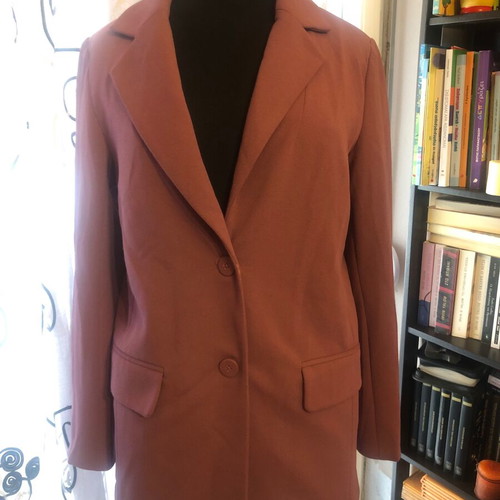 Sinsay oversized jacket in dusty purple like new