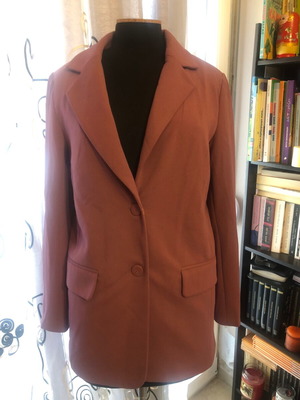 Sinsay oversized jacket in dusty purple like new