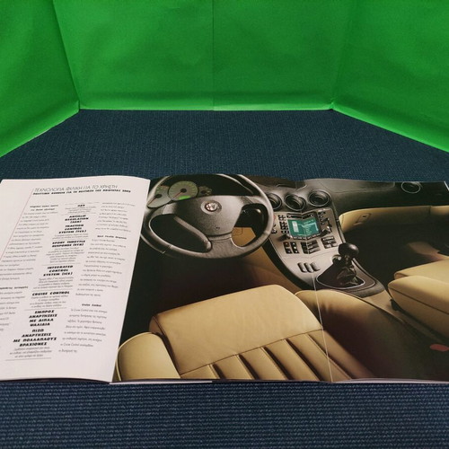 Alfa Romeo 166 official illustrated brochure like new