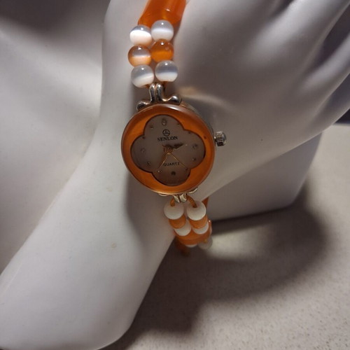 Senlon Vintage Quartz Watch Bracelet like new, boho style