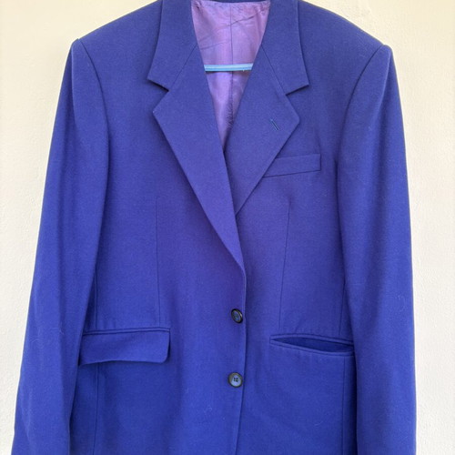 Blue modern jacket like new, size L