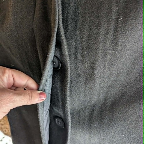 Gray mouse coat like new, size M