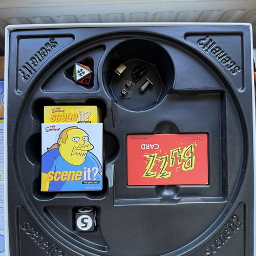 Scene It The Simpsons Deluxe DVD Game like new
