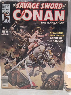Savage Sword of Conan #11 used, 1976, Ken Barr