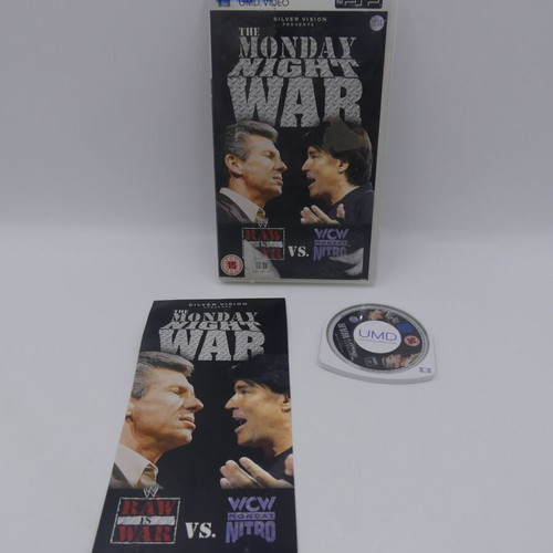 WWE The Monday Night War UMD Video for PSP used, 2005 wrestling documentary
