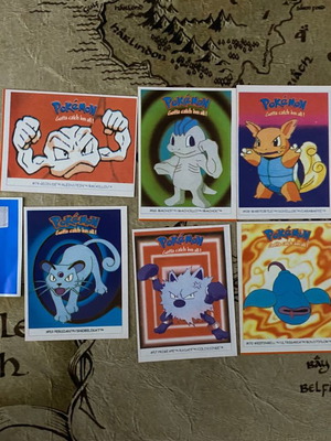 Συλλεκτικές κάρτες Pokemon μεταχειρισμένες, πακέτο 8 τεμαχίων