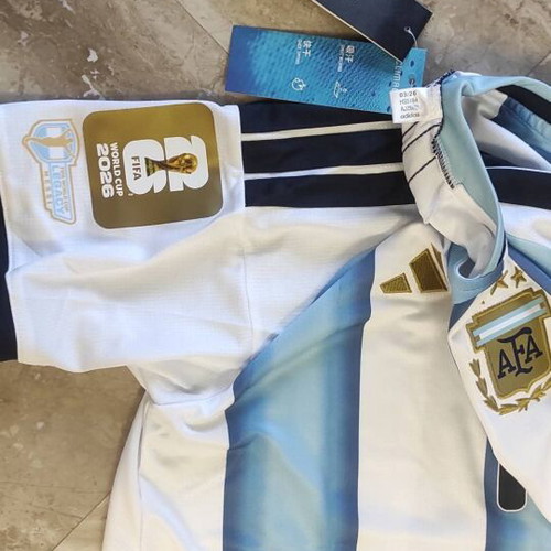 Argentina National Team Football Jersey 2026 World Cup Messi 10, Adidas