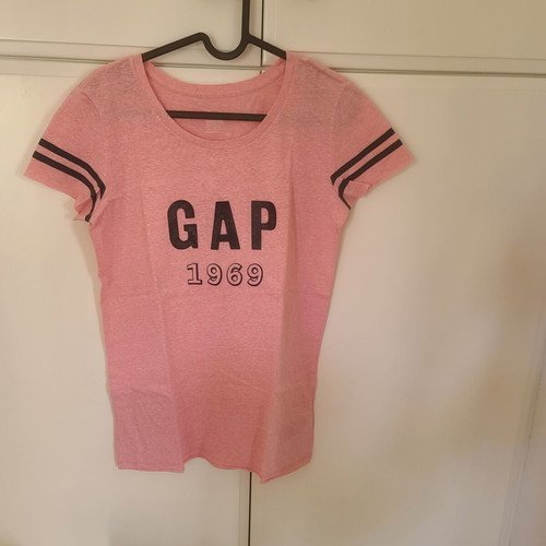 GAP women's T-shirt used, pink orange, size XS